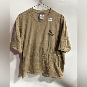 #3391-Timberline Air Service Men's Short Sleeve Tee - Tan